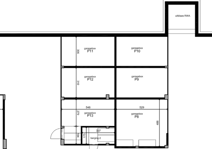 Gesloten garagebox te koop in Opwijk