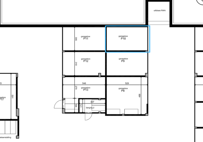 Gesloten garagebox te koop in Opwijk