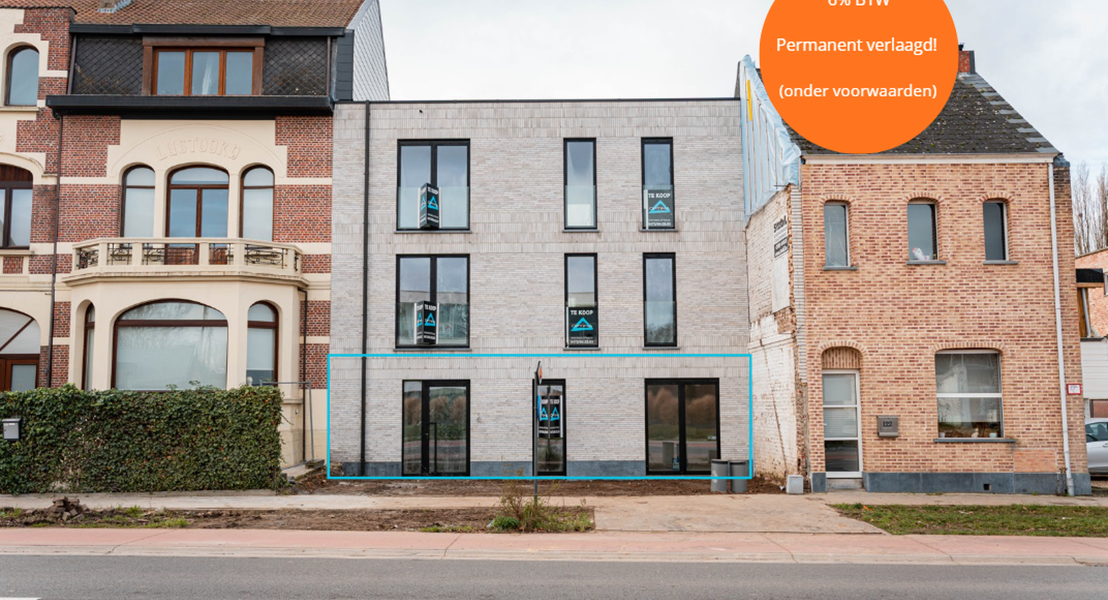 Gelijkvloerse verdieping te koop in Aalst Erembodegem