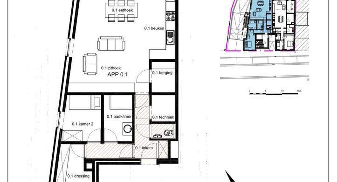 Gelijkvloerse verdieping te koop in Opwijk