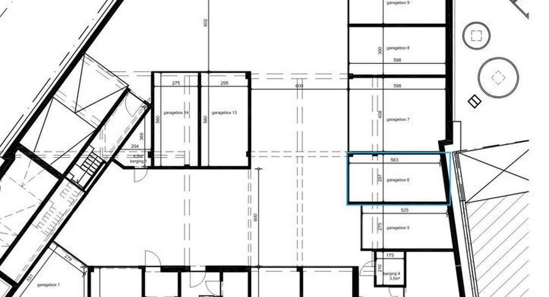 Gesloten garagebox te huur in Opwijk