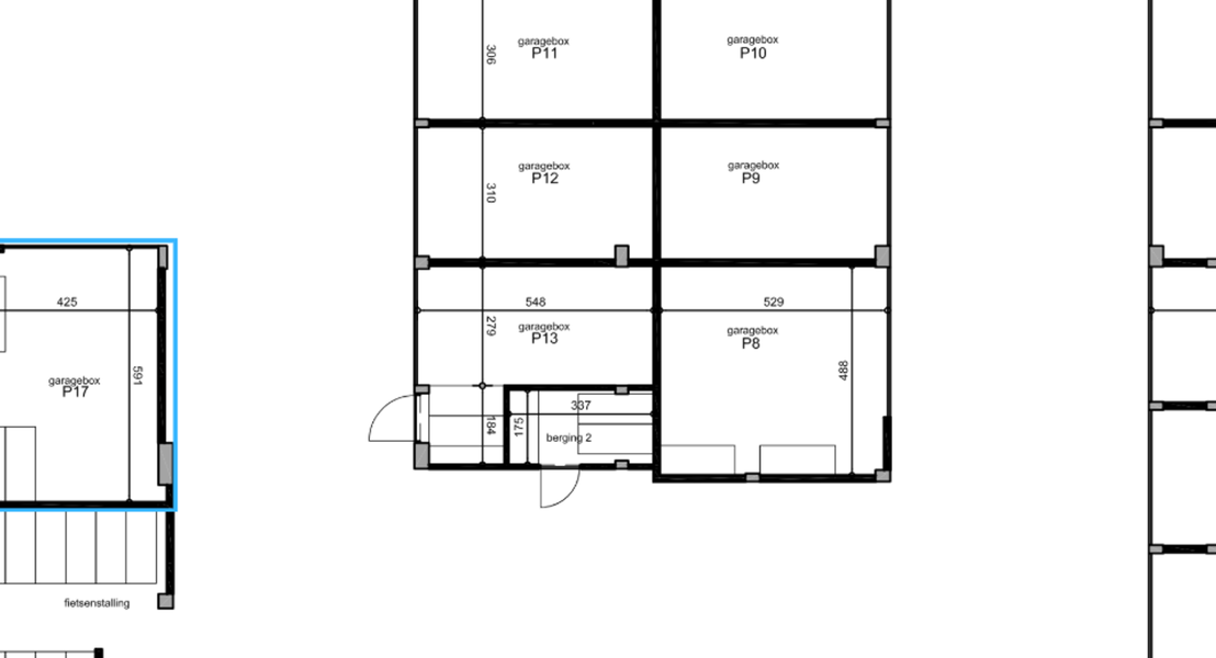 Gesloten garagebox te koop in Opwijk