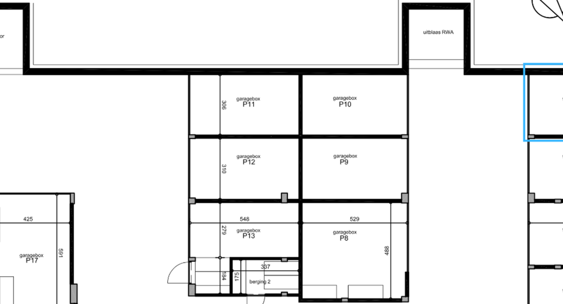 Gesloten garagebox te koop in Opwijk